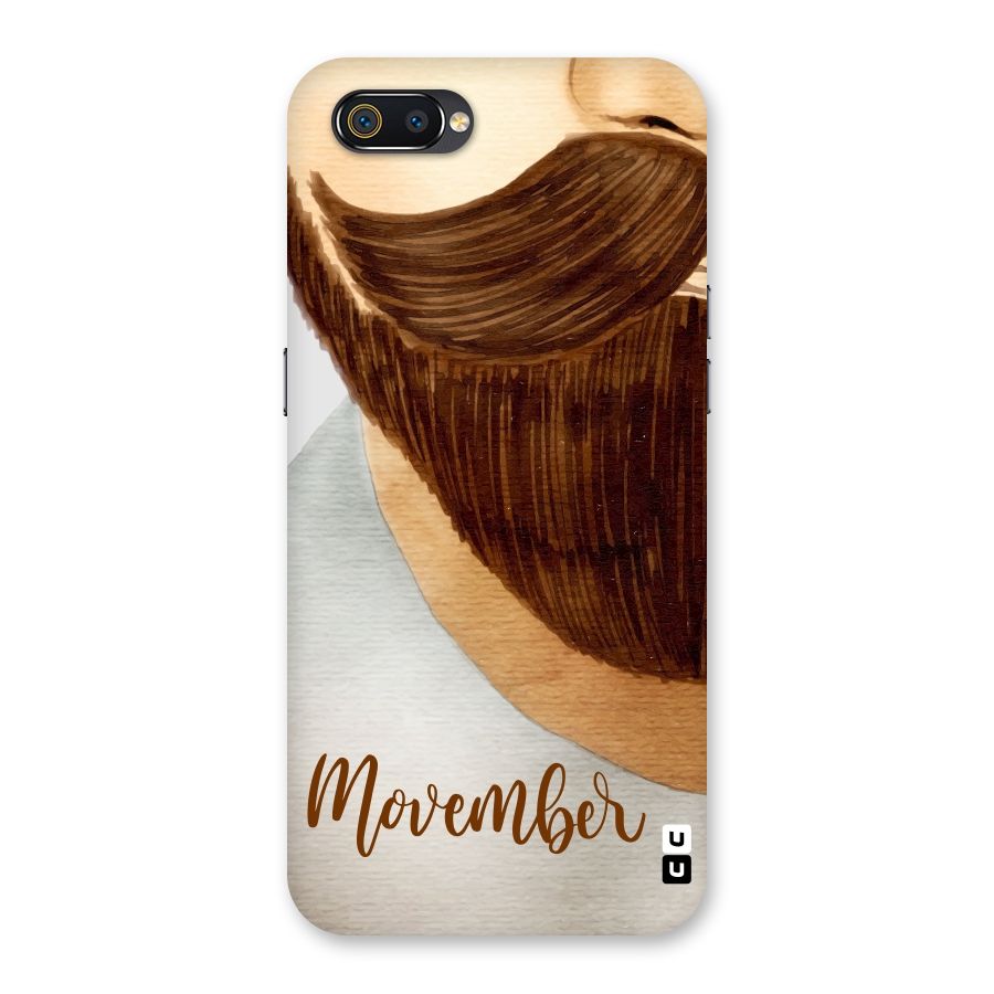 Movember Moustache Back Case for Realme C2