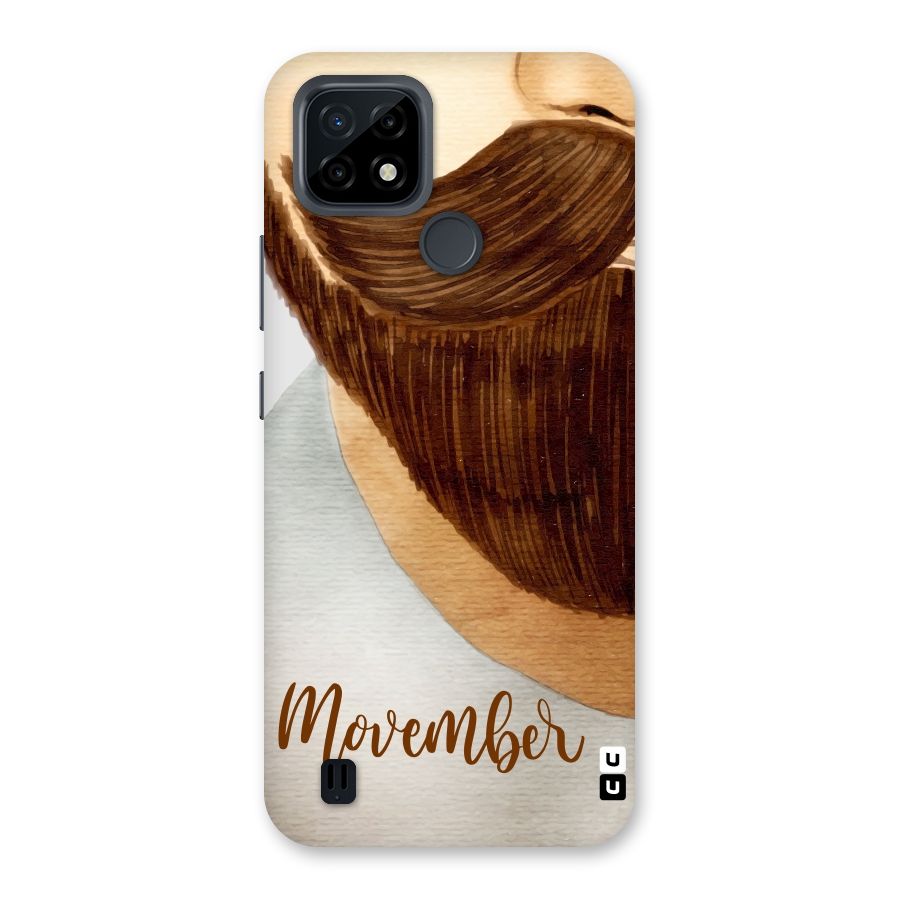 Movember Moustache Back Case for Realme C21