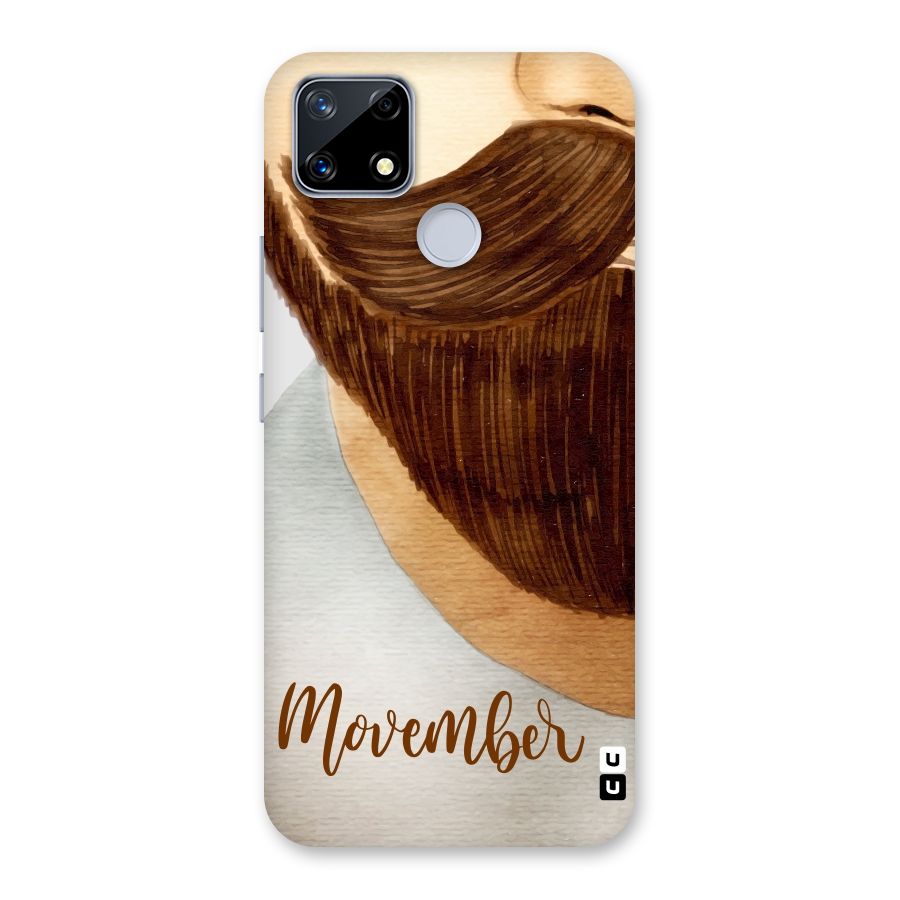Movember Moustache Back Case for Realme Narzo 20