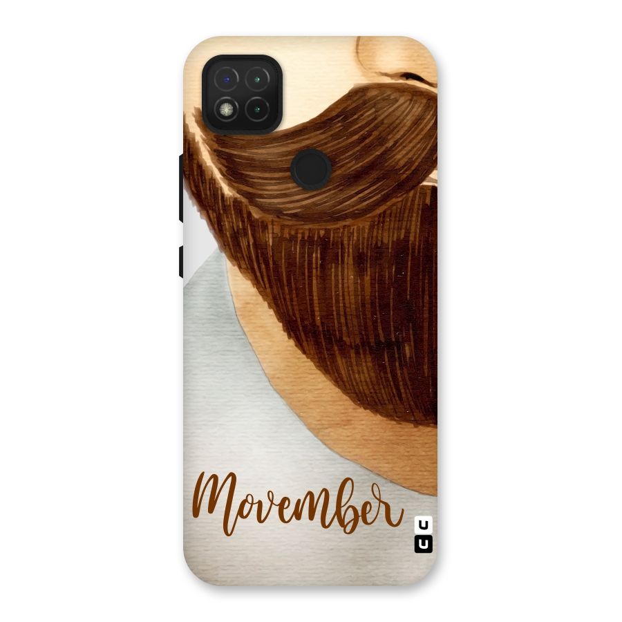 Movember Moustache Back Case for Redmi 9