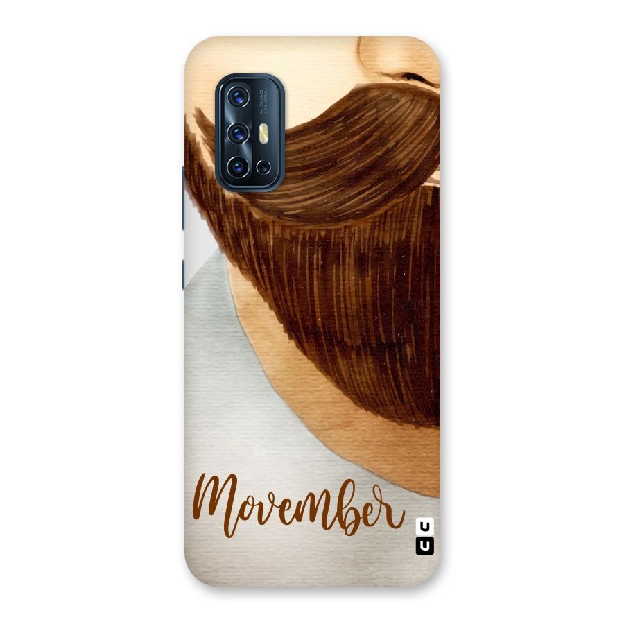 Movember Moustache Back Case for Vivo V17