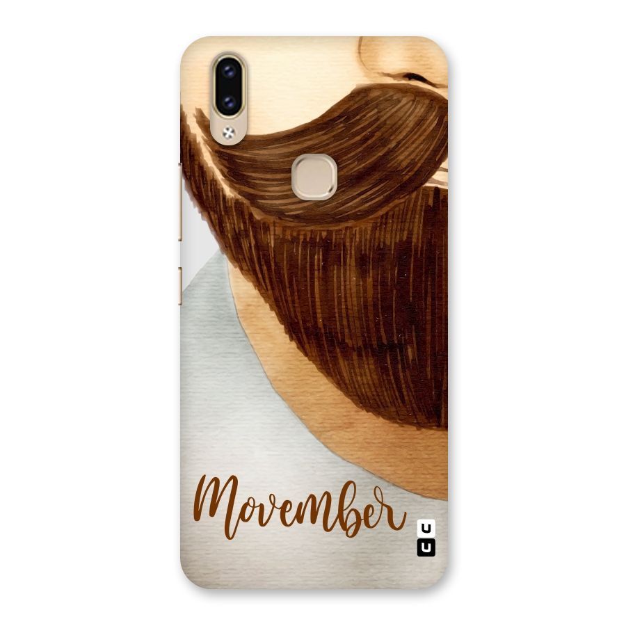 Movember Moustache Back Case for Vivo V9 Youth