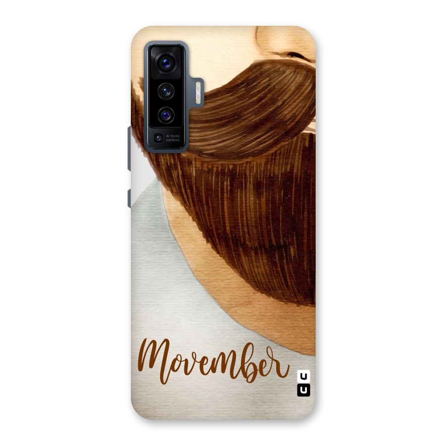 Movember Moustache Back Case for Vivo X50