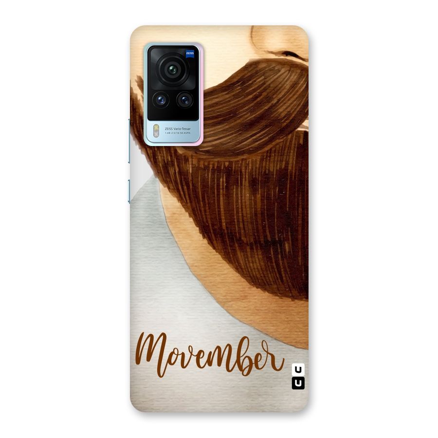 Movember Moustache Back Case for Vivo X60 Pro