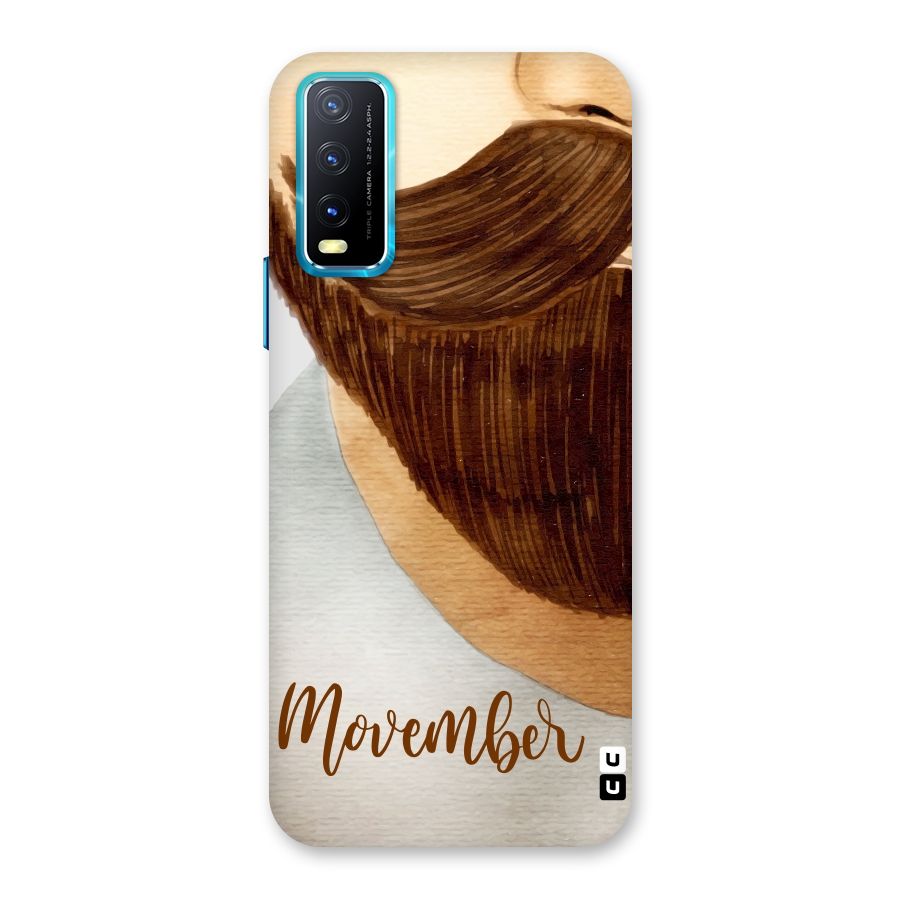 Movember Moustache Back Case for Vivo Y20G