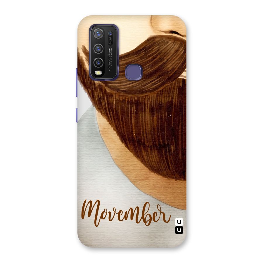 Movember Moustache Back Case for Vivo Y50