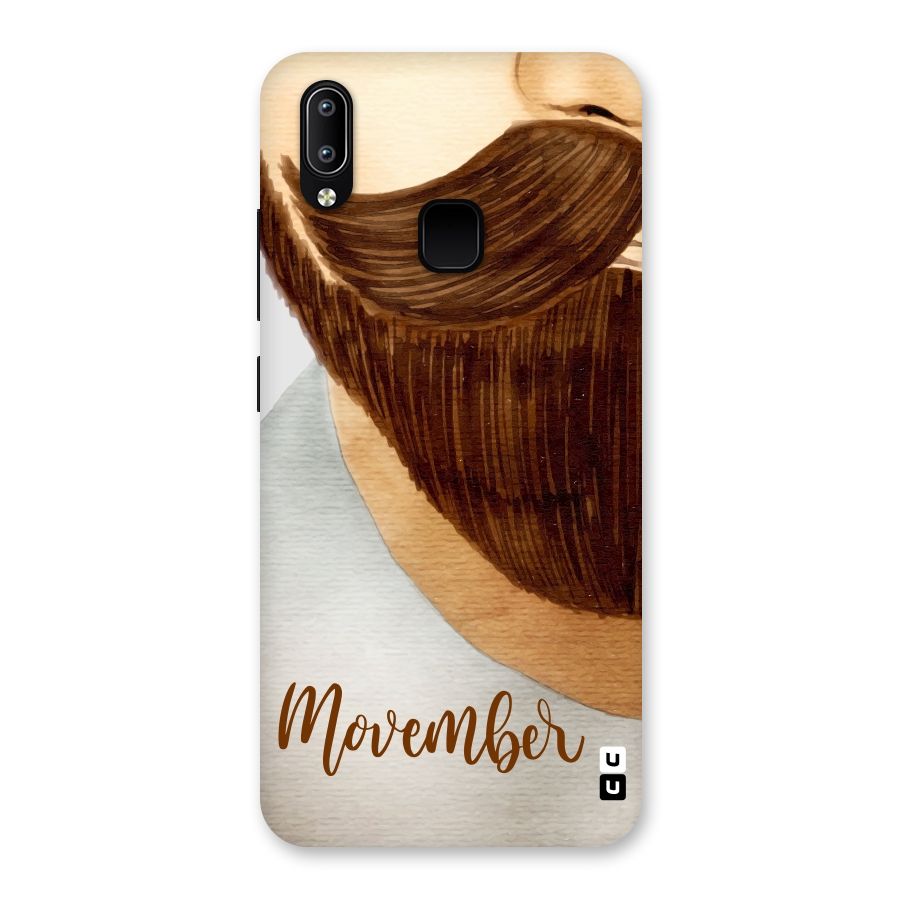 Movember Moustache Back Case for Vivo Y93