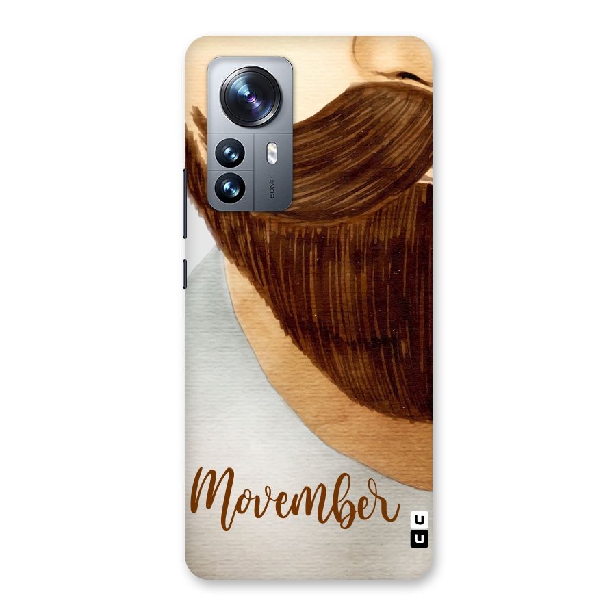 Movember Moustache Back Case for Xiaomi 12 Pro