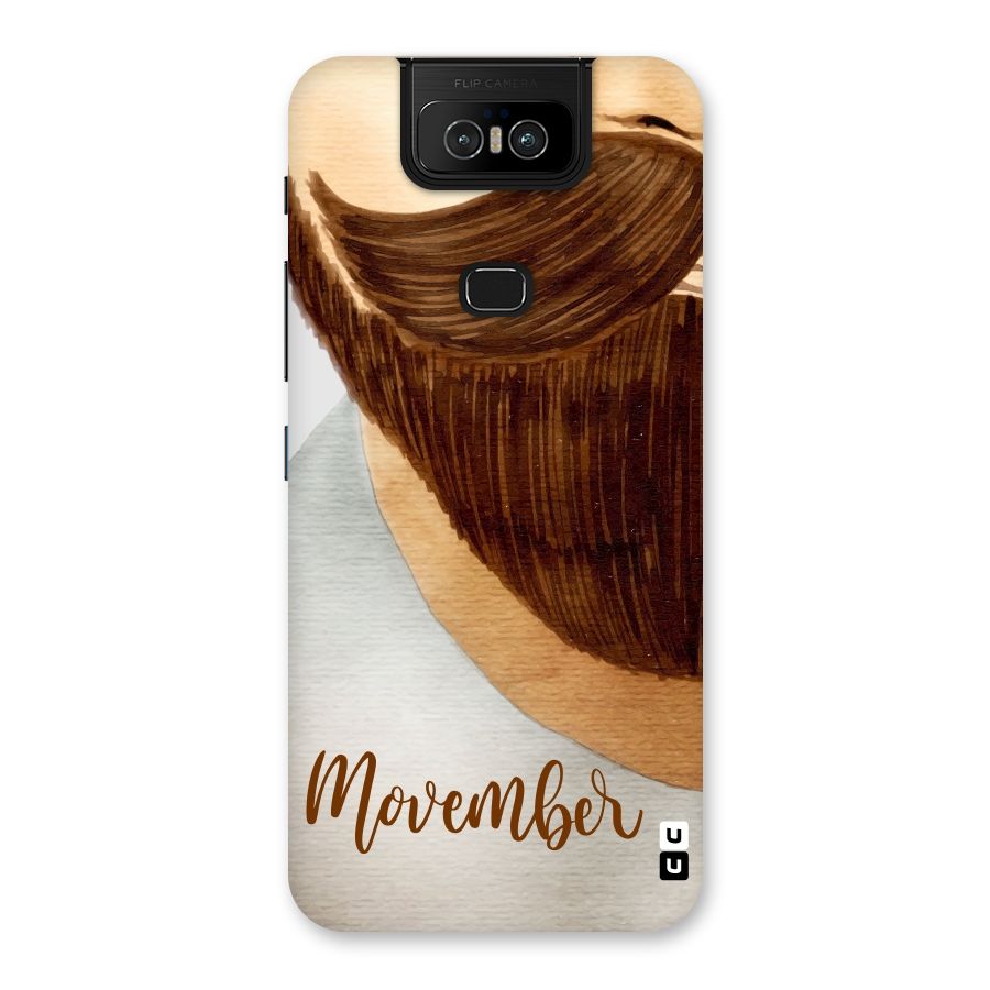 Movember Moustache Back Case for Zenfone 6z