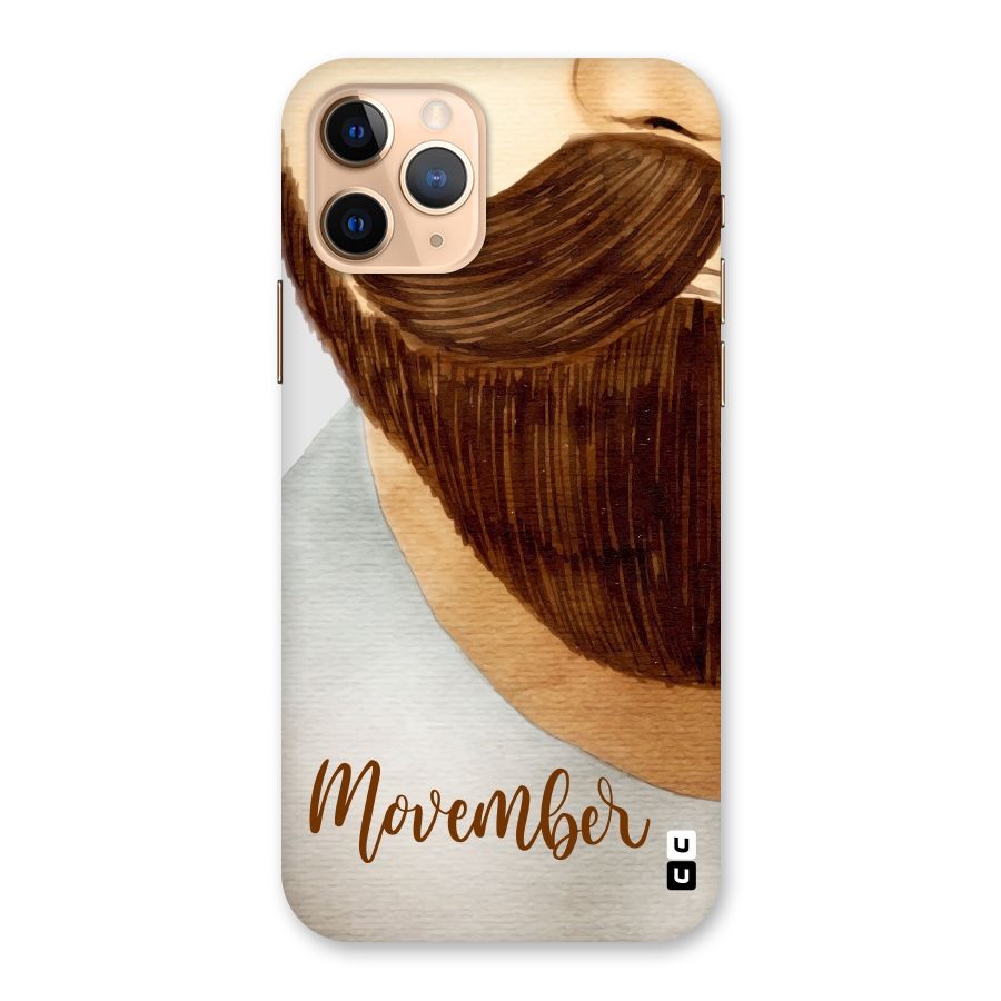 Movember Moustache Back Case for iPhone 11 Pro