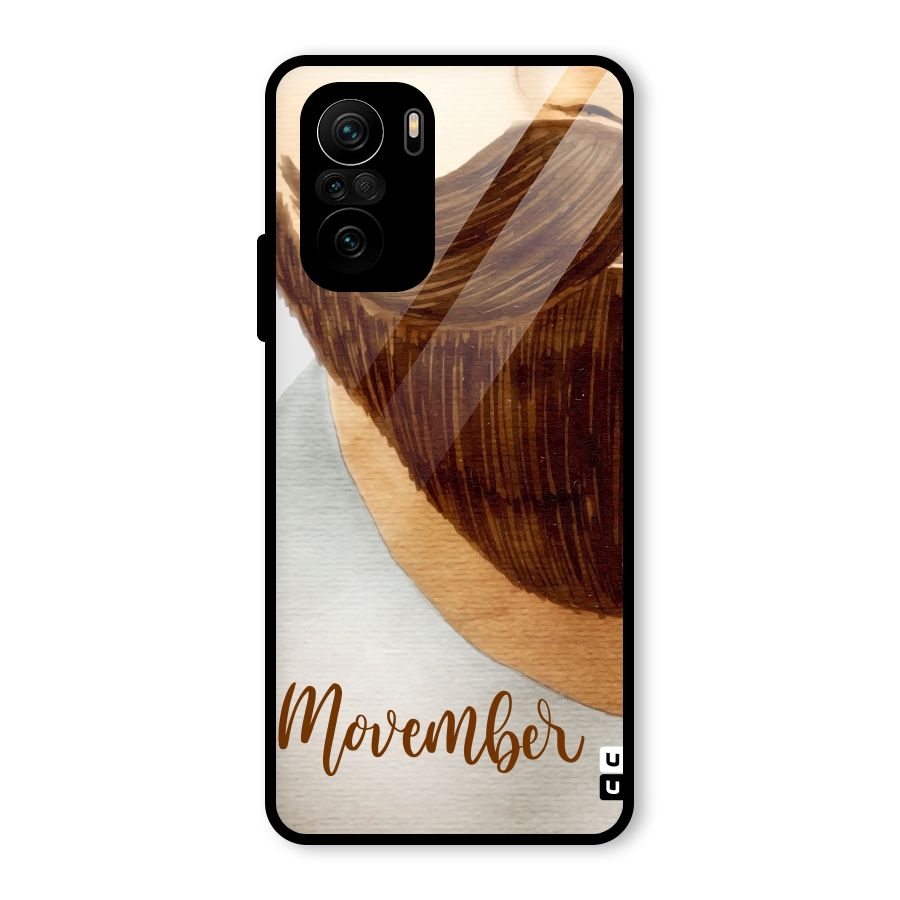 Movember Moustache Glass Back Case for Mi 11x