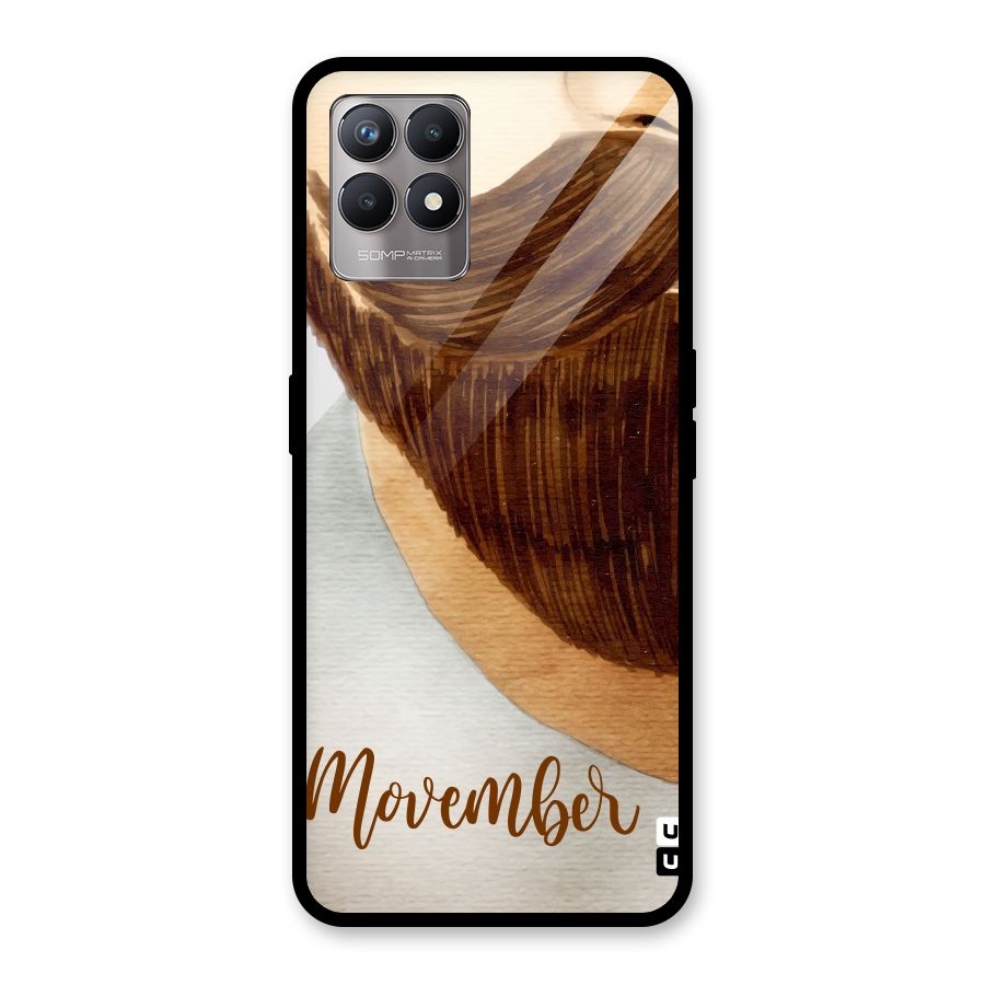 Movember Moustache Glass Back Case for Realme Narzo 50