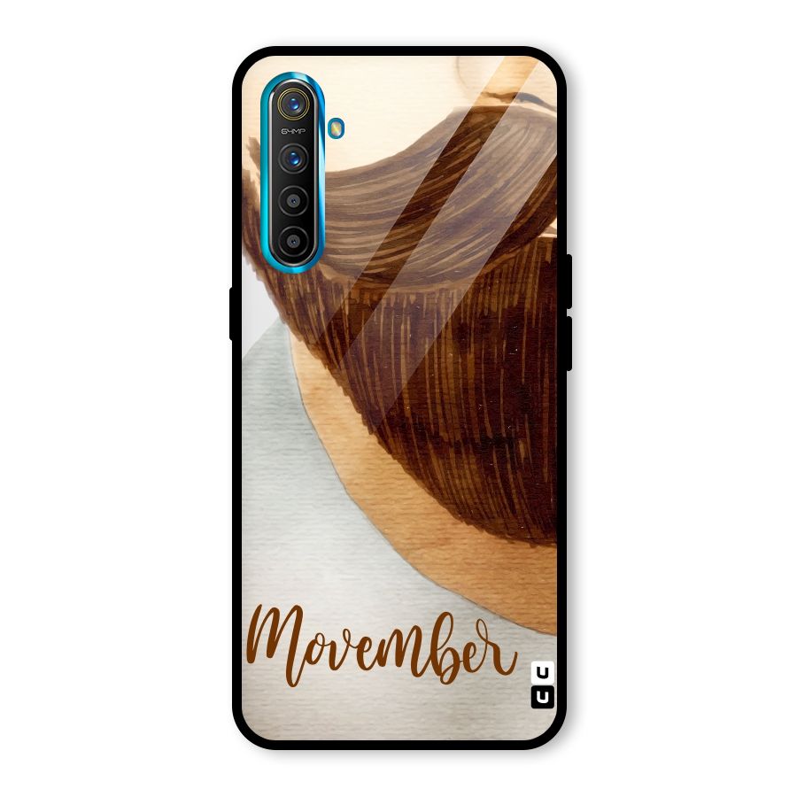 Movember Moustache Glass Back Case for Realme X2
