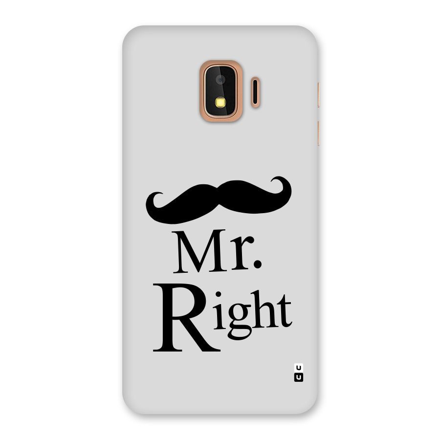 Mr. Right. Back Case for Galaxy J2 Core