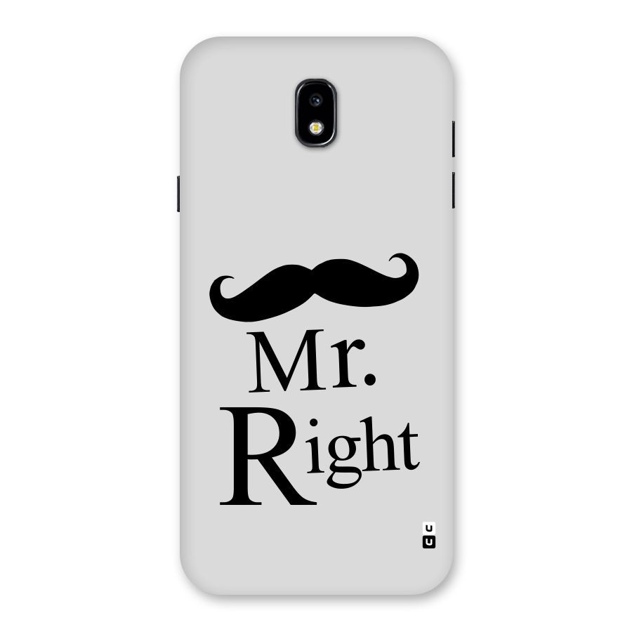 Mr. Right. Back Case for Galaxy J7 Pro