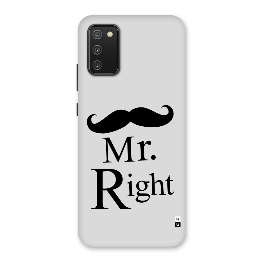Mr. Right. Back Case for Galaxy M02s