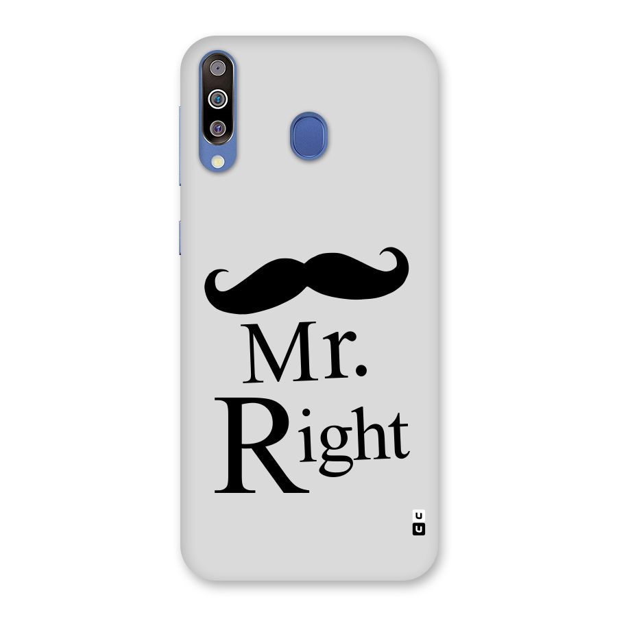 Mr. Right. Back Case for Galaxy M30