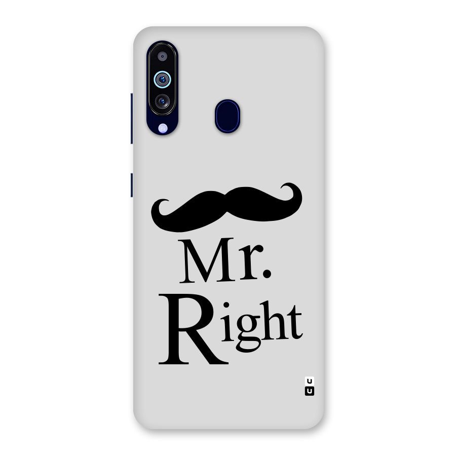Mr. Right. Back Case for Galaxy M40