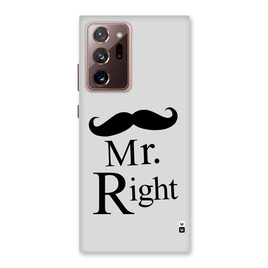 Mr. Right. Back Case for Galaxy Note 20 Ultra