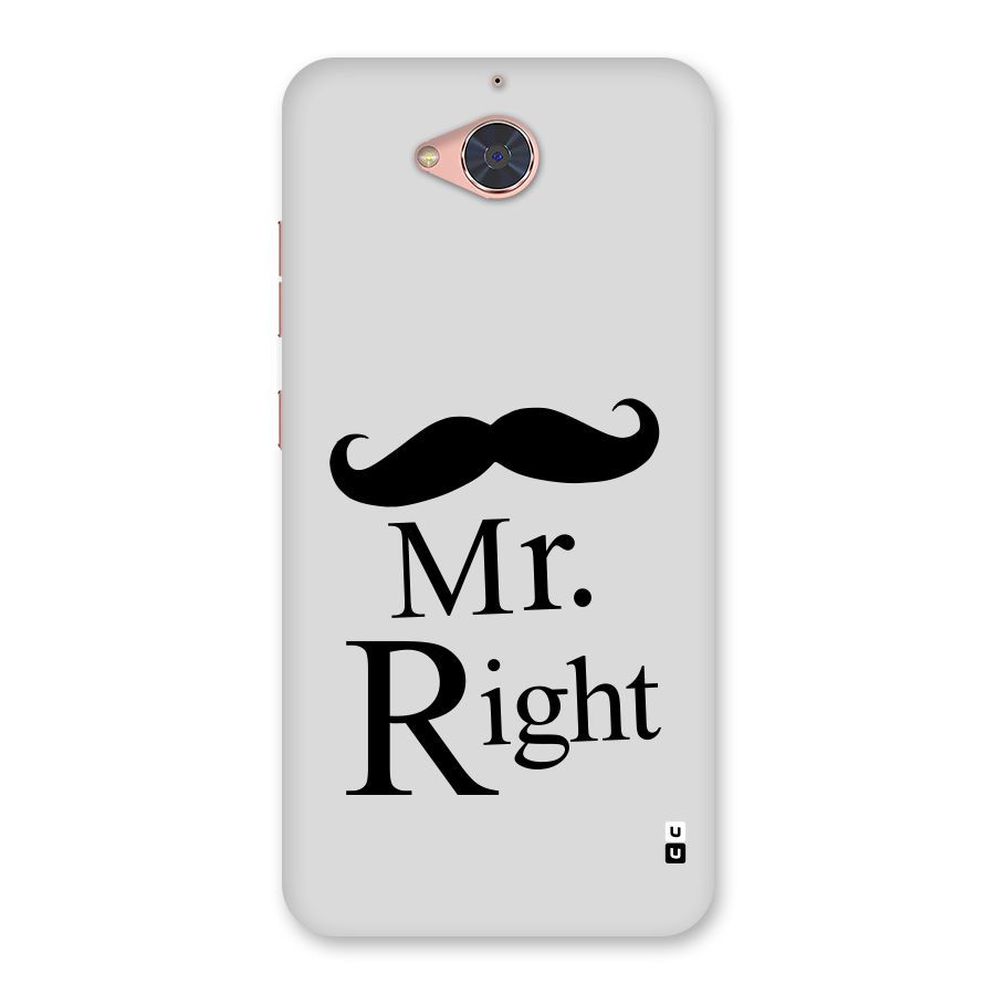 Mr. Right. Back Case for Gionee S6 Pro
