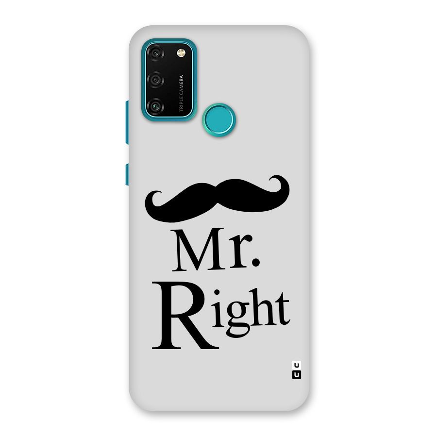 Mr. Right. Back Case for Honor 9A