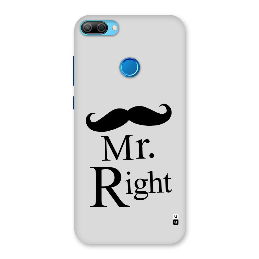 Mr. Right. Back Case for Honor 9N