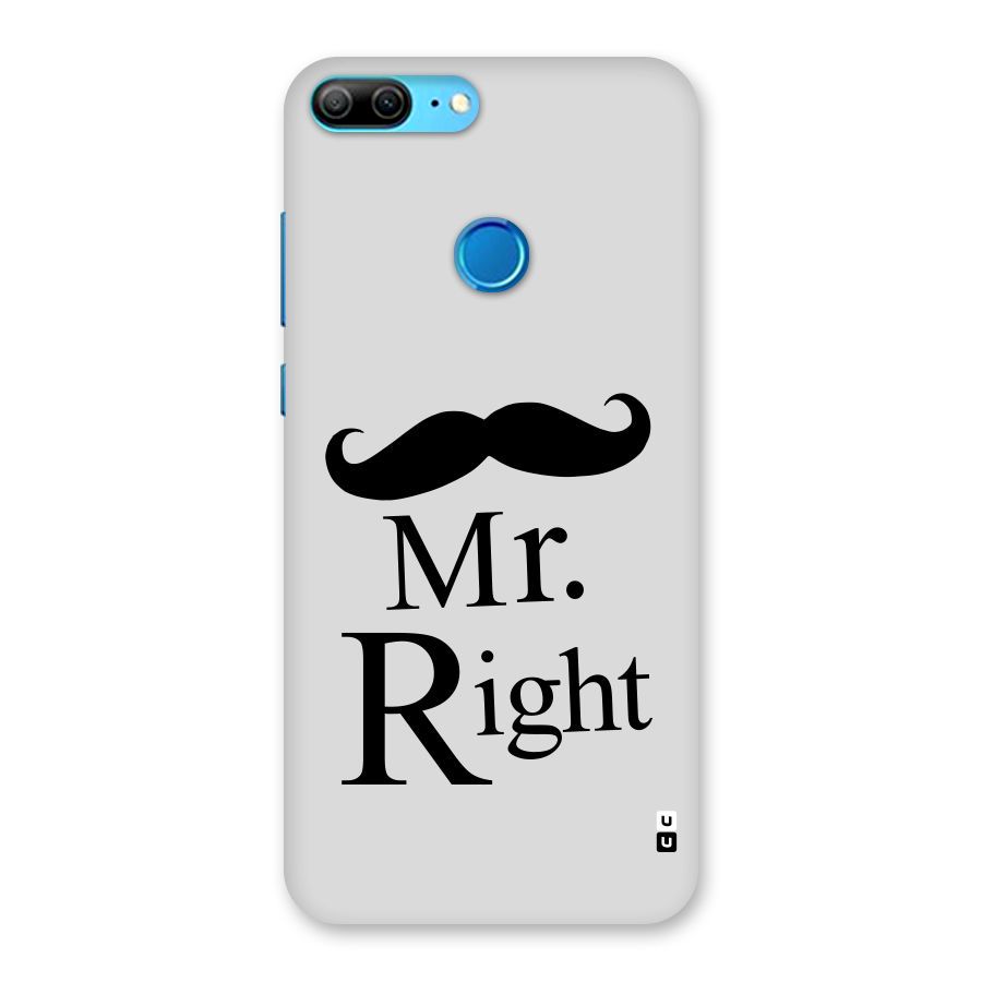 Mr. Right. Back Case for Honor 9 Lite