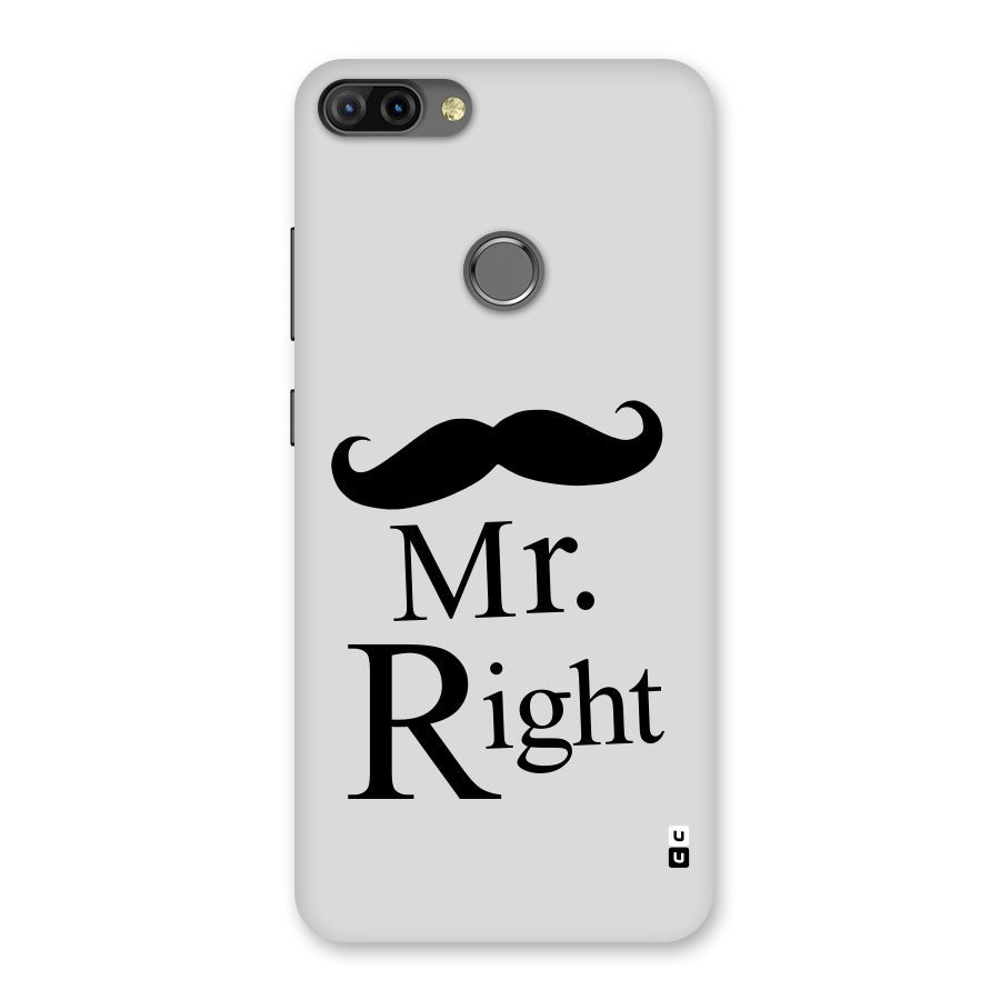 Mr. Right. Back Case for Infinix Hot 6 Pro