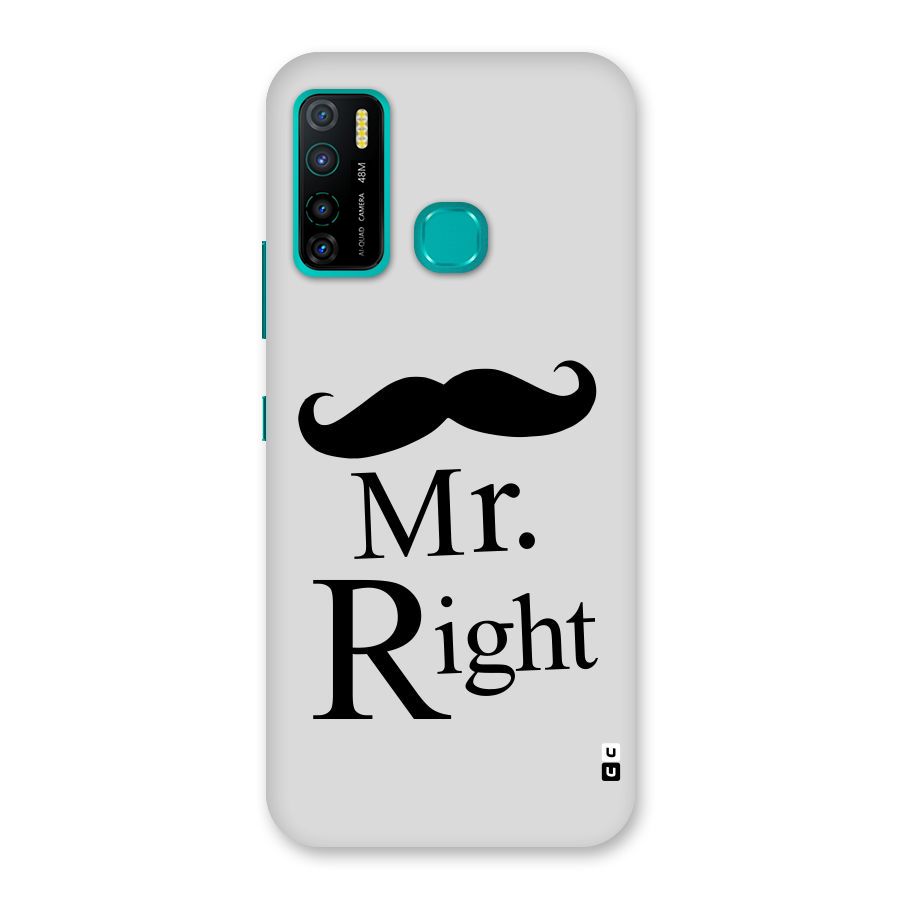 Mr. Right. Back Case for Infinix Hot 9 Pro
