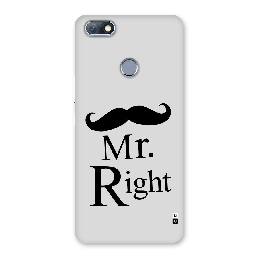 Mr. Right. Back Case for Infinix Note 5