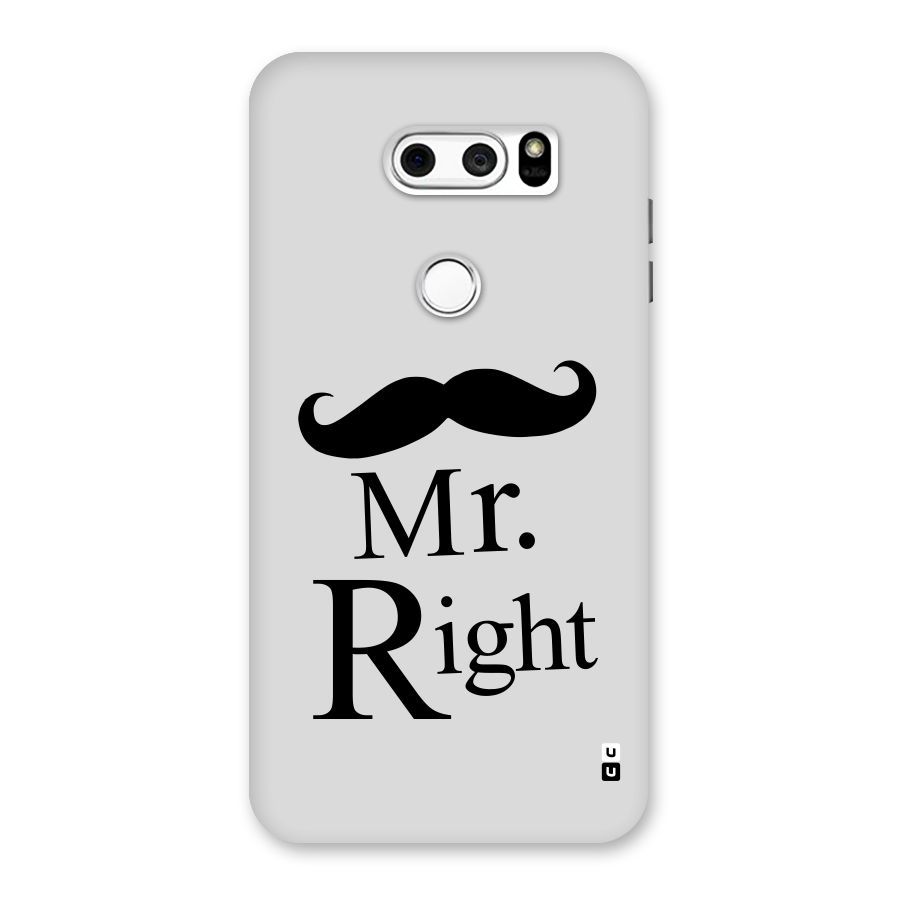 Mr. Right. Back Case for LG V30