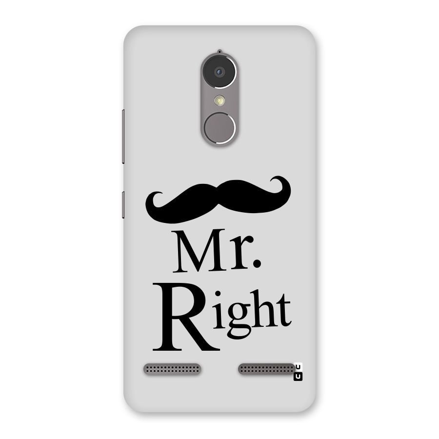 Mr. Right. Back Case for Lenovo K6 Power