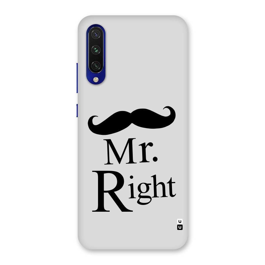 Mr. Right. Back Case for Mi A3