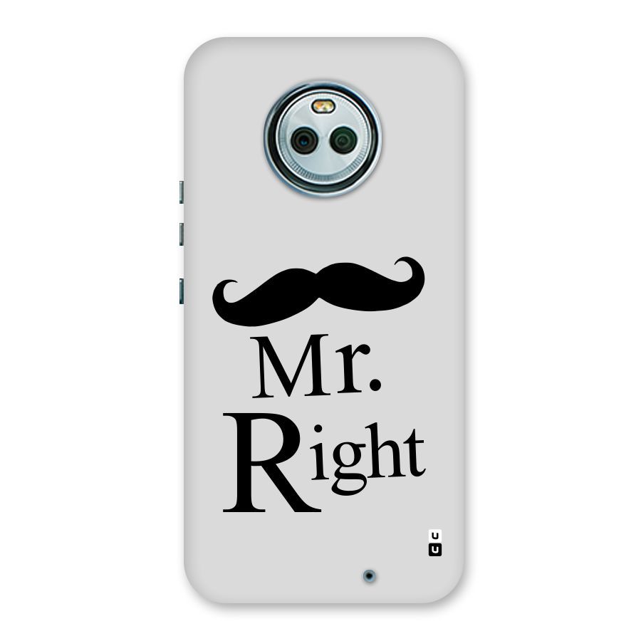 Mr. Right. Back Case for Moto X4