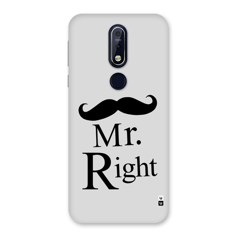 Mr. Right. Back Case for Nokia 7.1