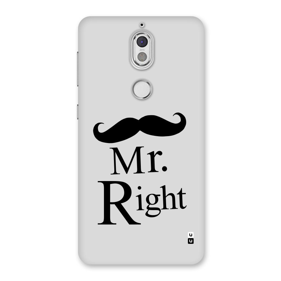Mr. Right. Back Case for Nokia 7
