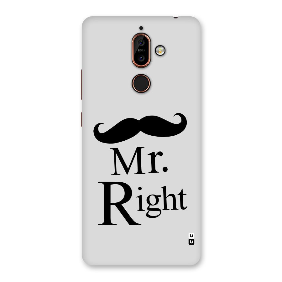 Mr. Right. Back Case for Nokia 7 Plus