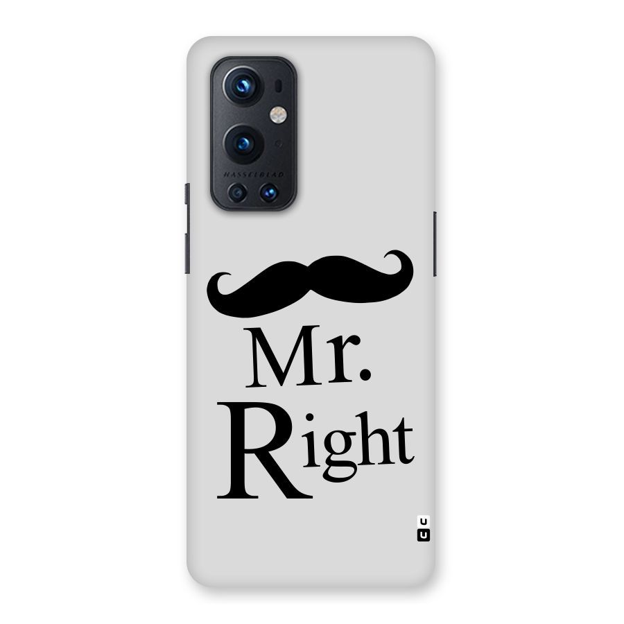 Mr. Right. Back Case for OnePlus 9 Pro