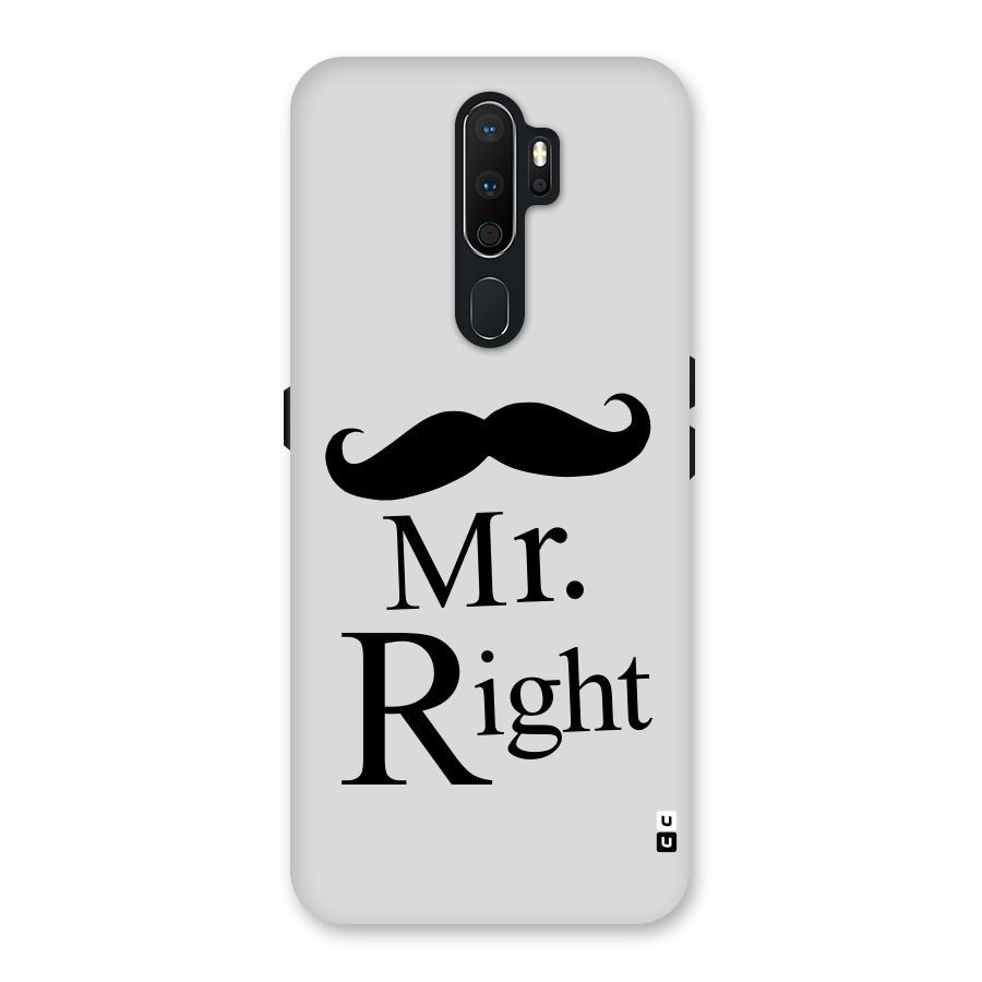 Mr. Right. Back Case for Oppo A5 (2020)