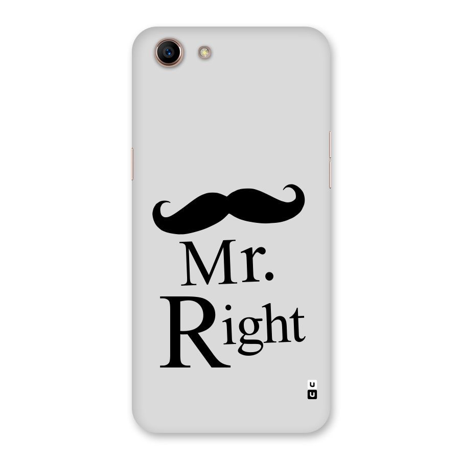 Mr. Right. Back Case for Oppo A83 (2018)