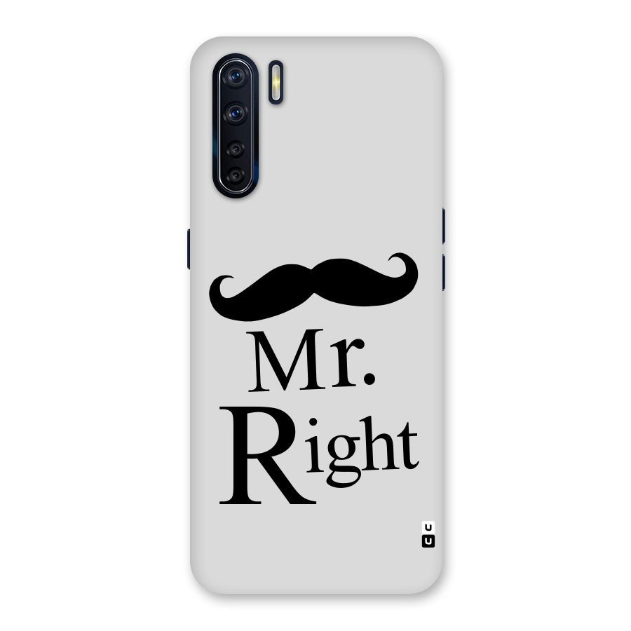 Mr. Right. Back Case for Oppo F15