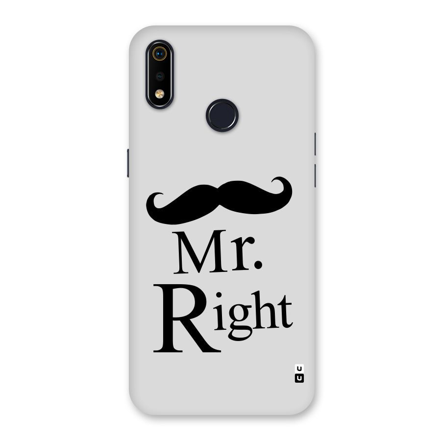 Mr. Right. Back Case for Realme 3i