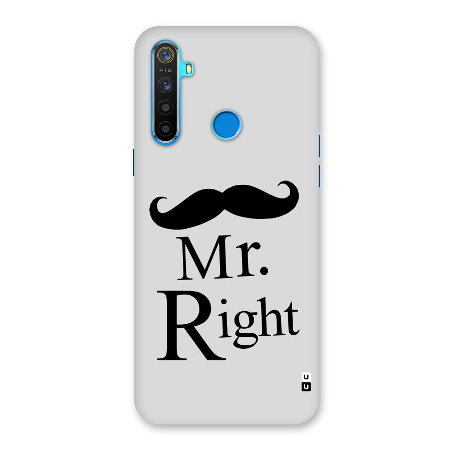Mr. Right. Back Case for Realme 5s