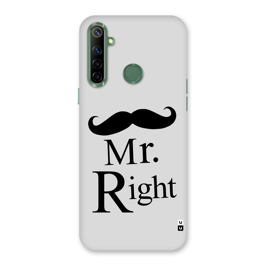 Mr. Right. Back Case for Realme Narzo 10