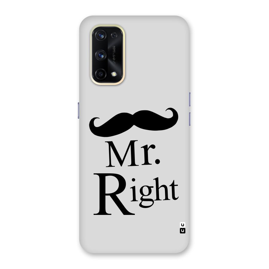 Mr. Right. Glass Back Case for Realme X7 Pro