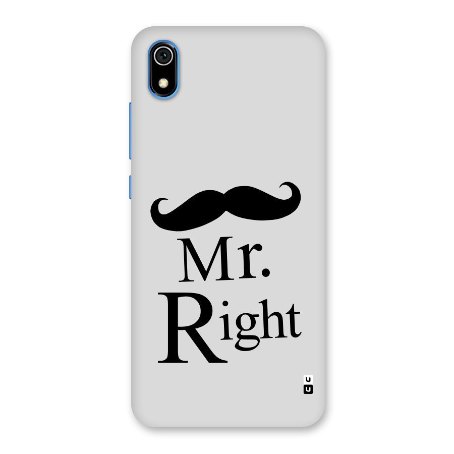 Mr. Right. Back Case for Redmi 7A
