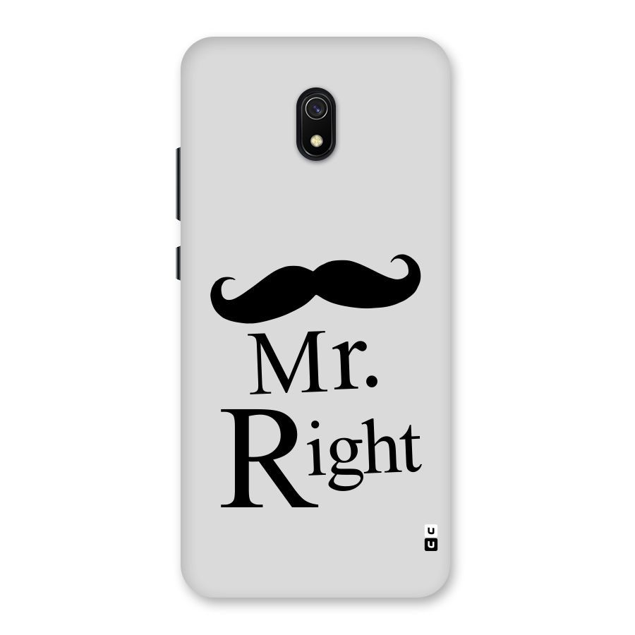 Mr. Right. Back Case for Redmi 8A