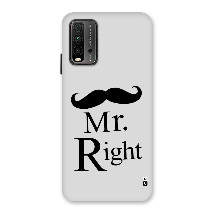 Mr. Right. Back Case for Redmi 9 Power