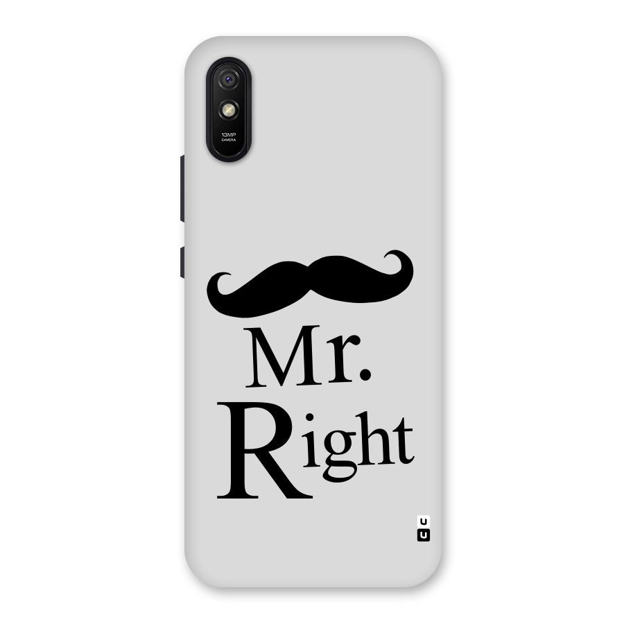 Mr. Right. Back Case for Redmi 9i