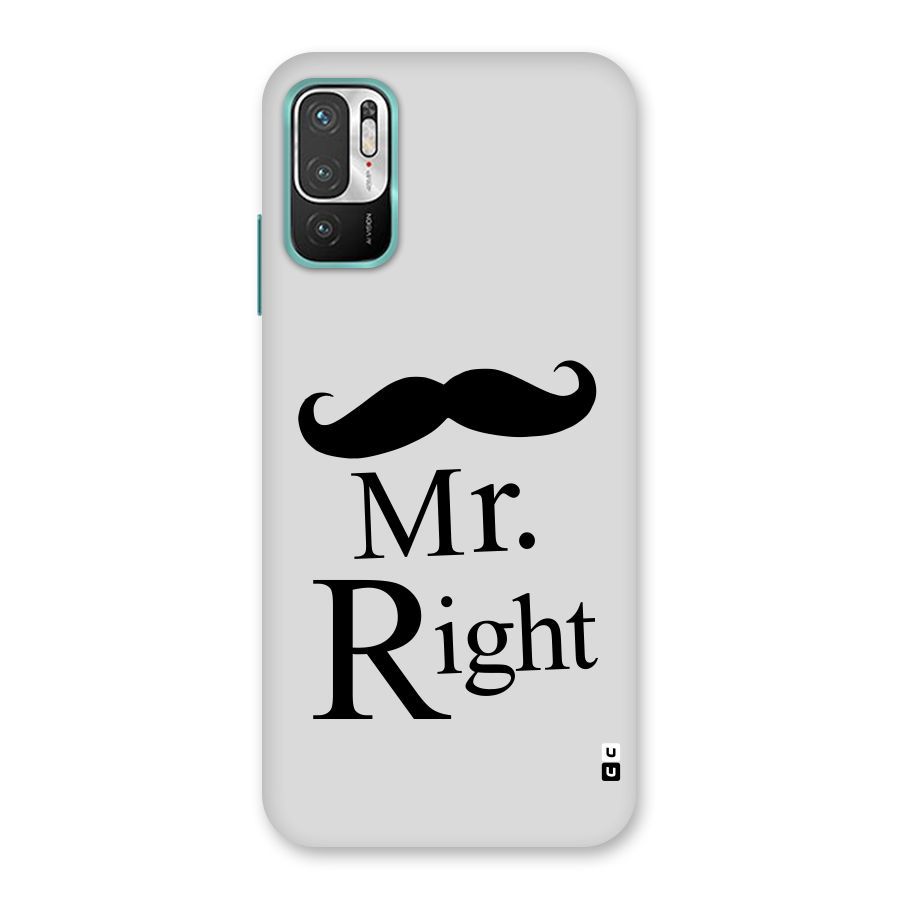 Mr. Right. Back Case for Redmi Note 10T 5G